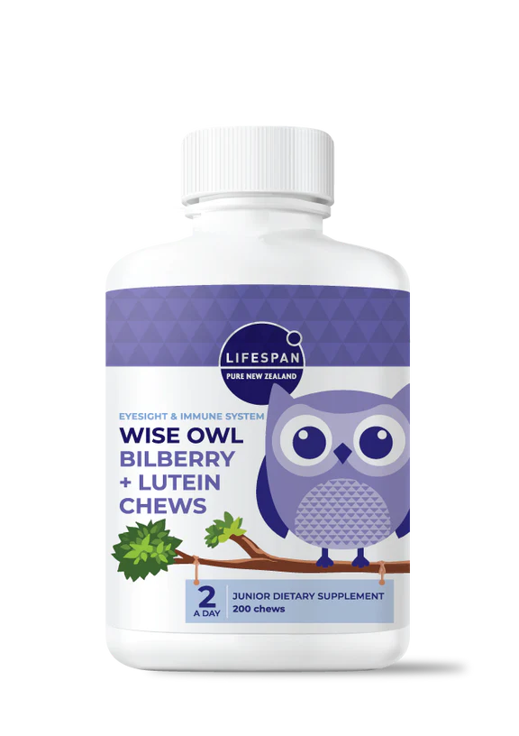 Wise Owl Bilberry + Lutein Chews (Kids) 200 Chews