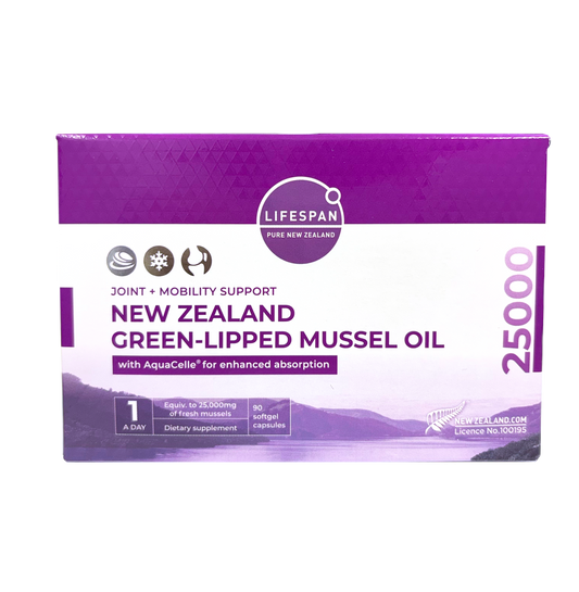 New Zealand Green-Lipped Mussel Oil 25,000 with Vitamin D