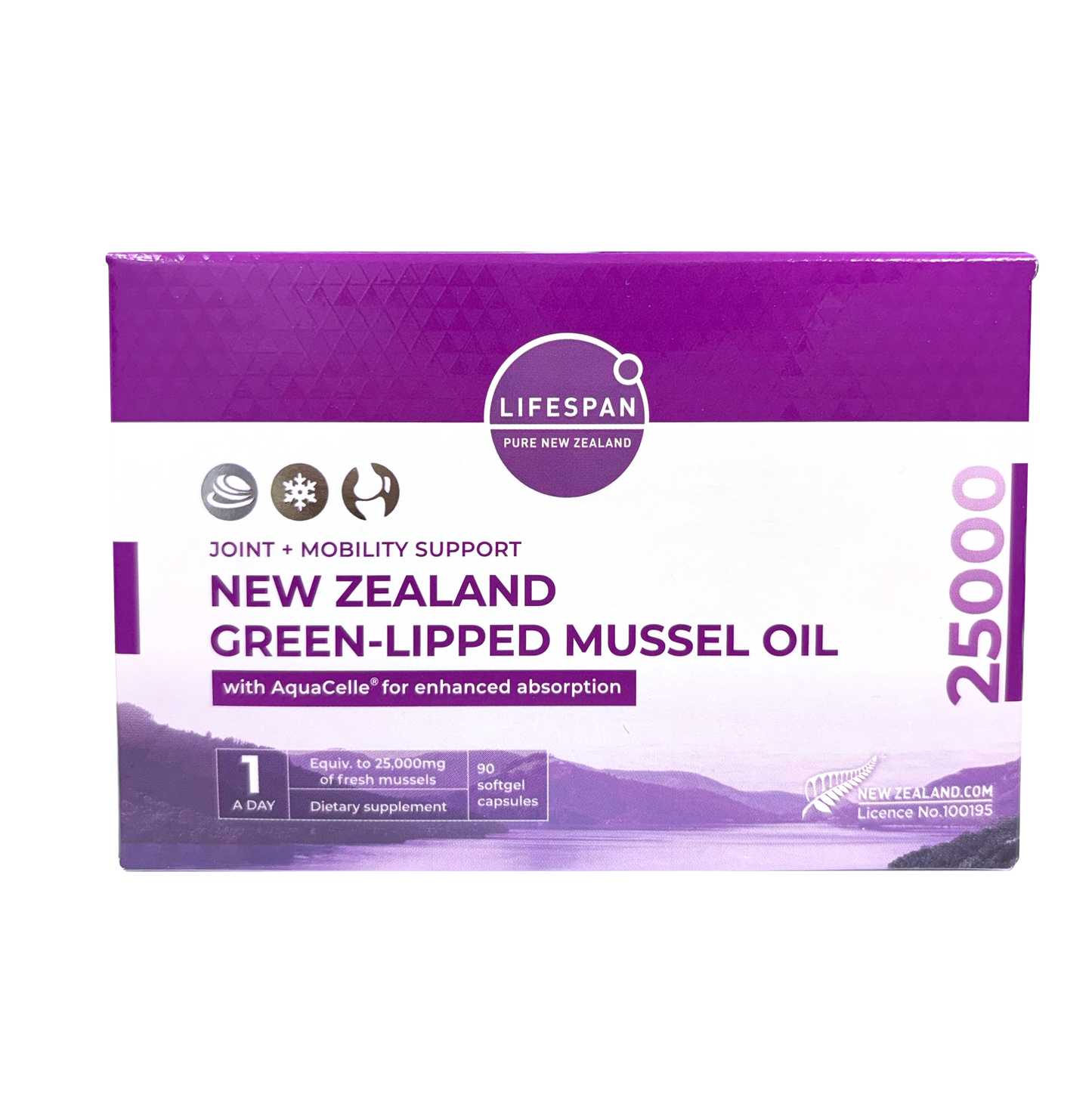New Zealand Green-Lipped Mussel Oil 25,000 with AquaCelle for enhanced absorption