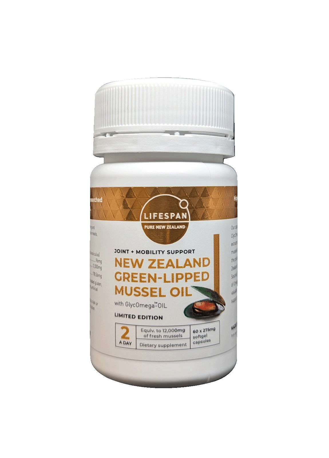 New Zealand Green-Lipped Mussel Oil Limited Edition