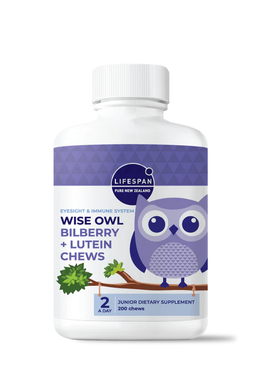 Wise Owl Bilberry + Lutein Chews (Kids) 200 Chews