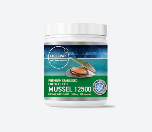 New Zealand Green-Lipped Mussel 12,500 300 Capsules